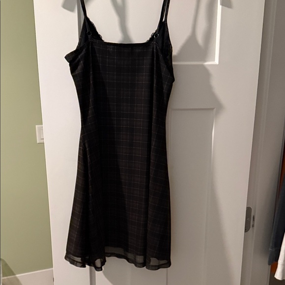 Urban Outfitters Dark Plaid Dress - Picture 3 of 3
